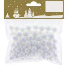 Förpackning med pysselpärlor av frigolit