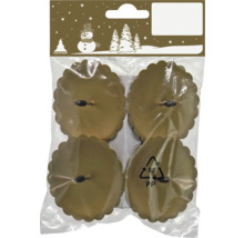 Ljusstakar för julpyramider, fyrpack