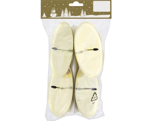 Fyrpack Geroma LED-värmeljus i plastförpackning