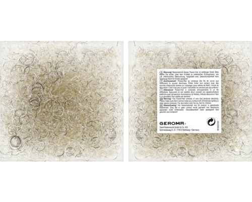 Dekorativt Flower-Hair av ledande tråd i förpackning.