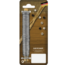 Tråd för pyssel och dekoration med pärlor och bast