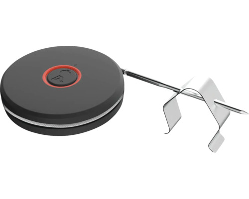 Grilltermometer med metallprob och hållare