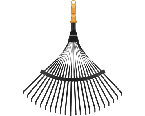 Lövraka med plasthandtag