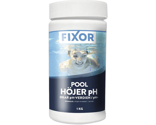 Fixor pH-Plus granulat för att höja pH-värdet i poolen, 1 kg