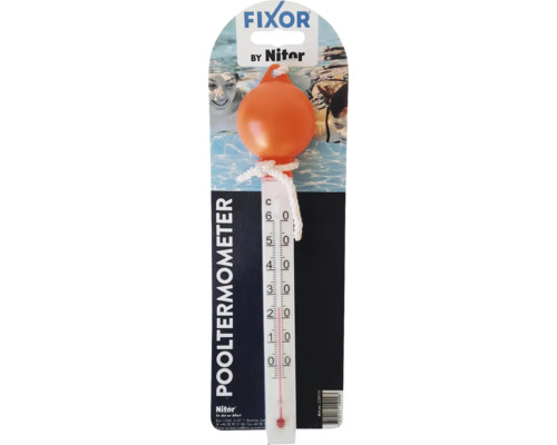 Pooltermometer FIXOR boll orange Fixor pooltermometer från Nitor