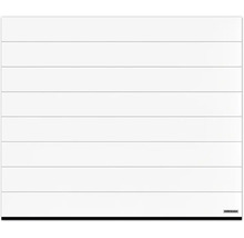Sektionsport med horisontella linjer
