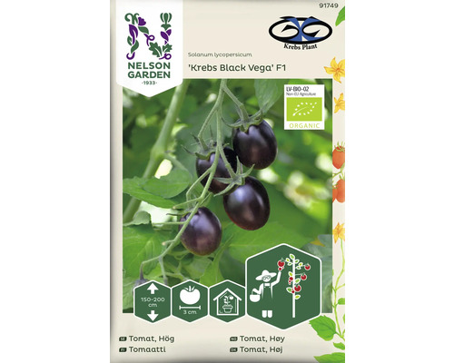 Fröförpackning Black Vega F1 tomat