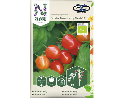 Fröförpackning Krebs Strawberry Fields F1 tomater