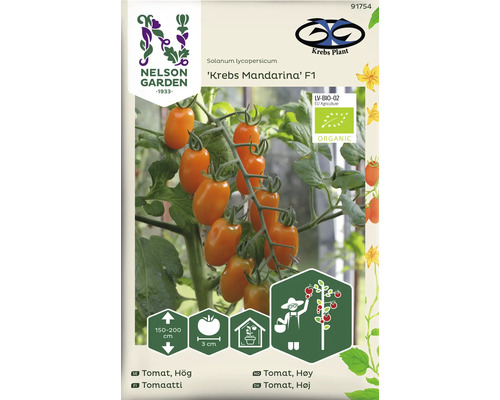 Tomatfrön Krebs Mandarina F1, höjd 150 till 200 cm