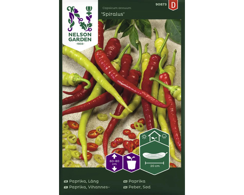 Fröförpackning Spiralus paprika