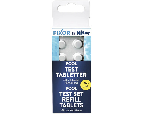 Fixor by Nitor Pool Testtabletten Refill 50 styck för pH-värdesbestämning