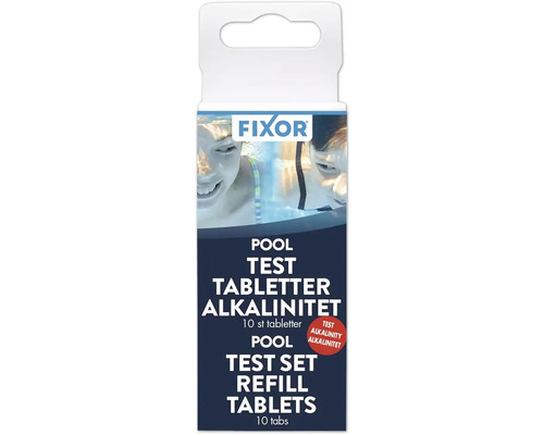 Fixor Pool Test Tabletter Alkalinitet, 10 stycken