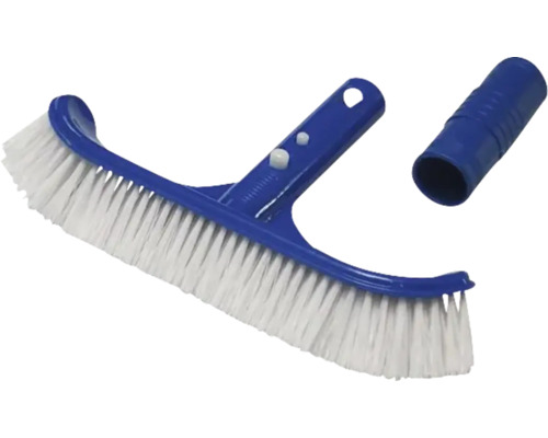 Poolborste med anslutningsstycke för rengöring av pooler