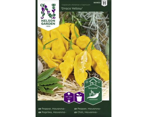 Fröförpackning Draco Yellow chili