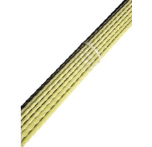 Knippe gula polypropenstavar med buntband