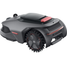 Robotgräsklippare i grått och svart