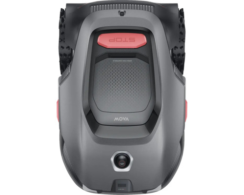 Robotgräsklippare sedd från ovan