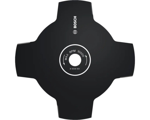 Bosch grässkära med fyra tänder och en maximal hastighet på 10000 varv per minut