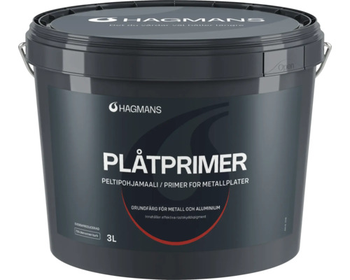 Hagmans Plåtprimer i 3-liters hink för metall och aluminium