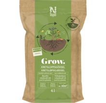 Förpackning med kretsloppsgödsel för trädgård och grönsaksland