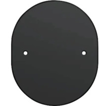 Oval rosett med två borrhål