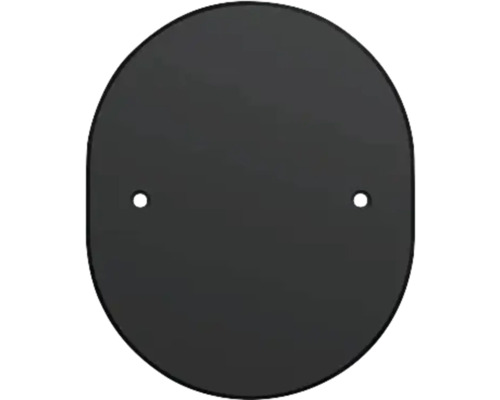 Oval rosett med två borrhål