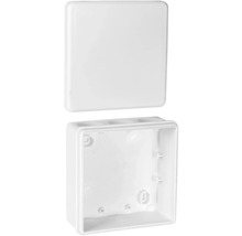 Utanpåliggande hölje av plast med lock, installationsmaterial för elinstallation