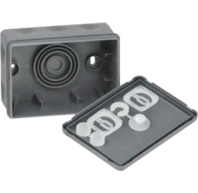 Kopplingsdosa med lock och tätningsinsatser