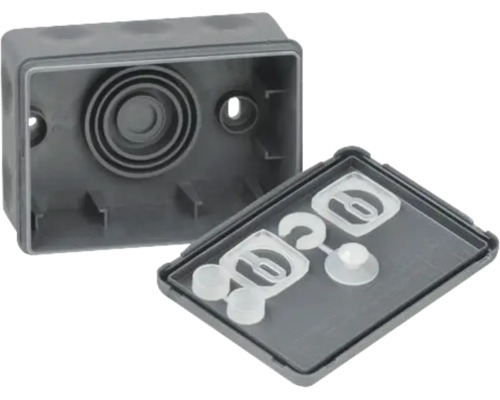 Kopplingsdosa med lock och tätningsinsatser