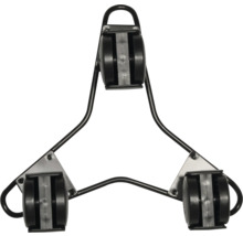 Vägghållare för verktyg med tre hållare