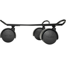 Växtrullbräda med fyra hjul och handtag