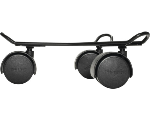 Växtrullbräda med fyra hjul och handtag