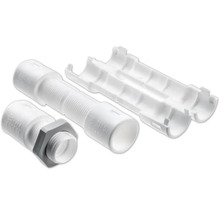 Monteringssats med slangböj och täckning