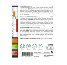 Information om sådd och odling av sommarblommor