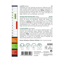 Information om luktärter, ärterblommor och sådd