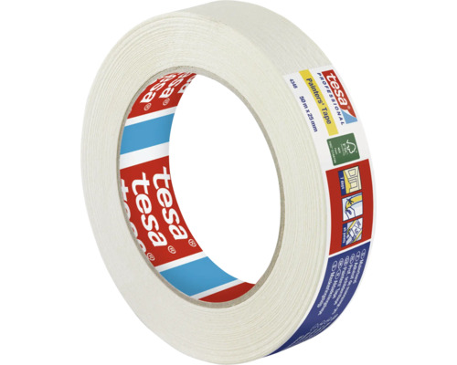 Tesa maskeringstejp, 50 meter gånger 25 millimeter