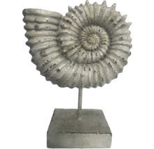 Dekorativ ammonit fossil skulptur på stativ
