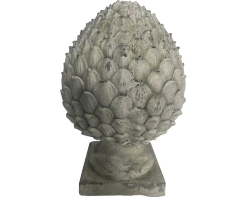 Dekorativ sten skulptur i form av en ananas som trädgårdsdekoration