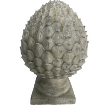 Dekorativ prydnadsboll av sten i form av en ananas