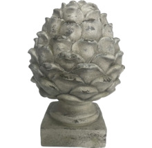 Dekorativt konstobjekt i form av en kronärtskocka på en sockel