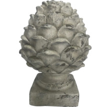 Dekorativ trädgårdsfigur i form av en tallkotte