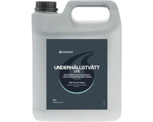 Hagmans dunk med rengöringsmedel för tak och fasad, 4 liter