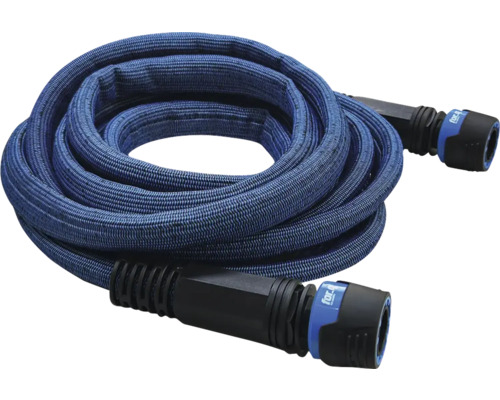 Flexibel trädgårdsslang med anslutningsstycken