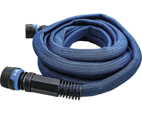 Hoprullad flexibel trädgårdsslang med textilomslag