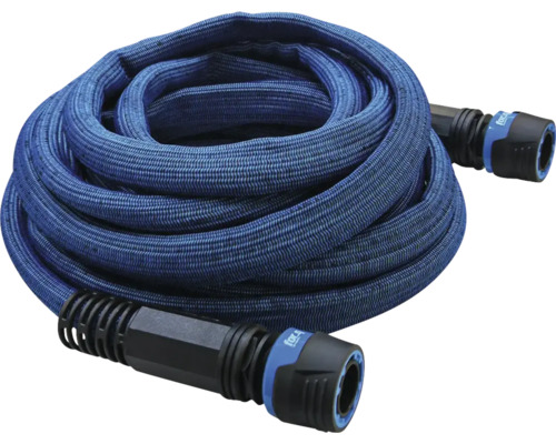 Hoprullad trädgårdsslang med kopplingar