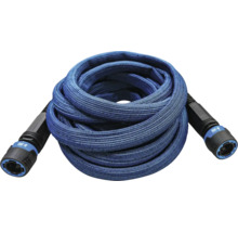 Trädgårdsslang av textil med kopplingar