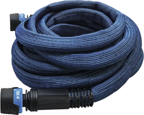 Hoprullad flexibel textilslang med kopplingssystem