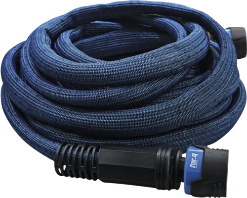 Hoprullad trädgårdsslang med kopplingar