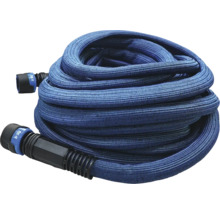 Hoprullad trädgårdsslang med anslutningsstycken