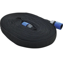 Rullad vävd slang med slangkopplingar